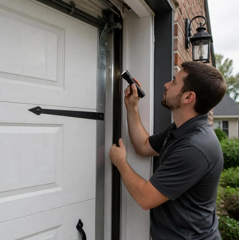 Off Track Door Repair in Mims
